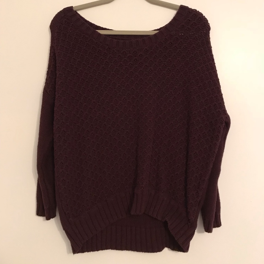 American Eagle Maroon Sweater